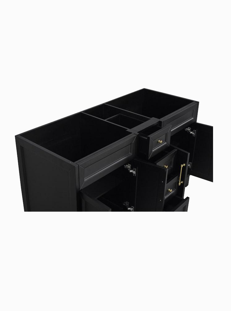 Chantel 1500 Double Black Cabinet