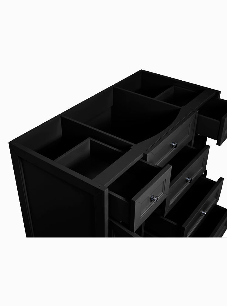 Chantel 1200 Black Cabinet