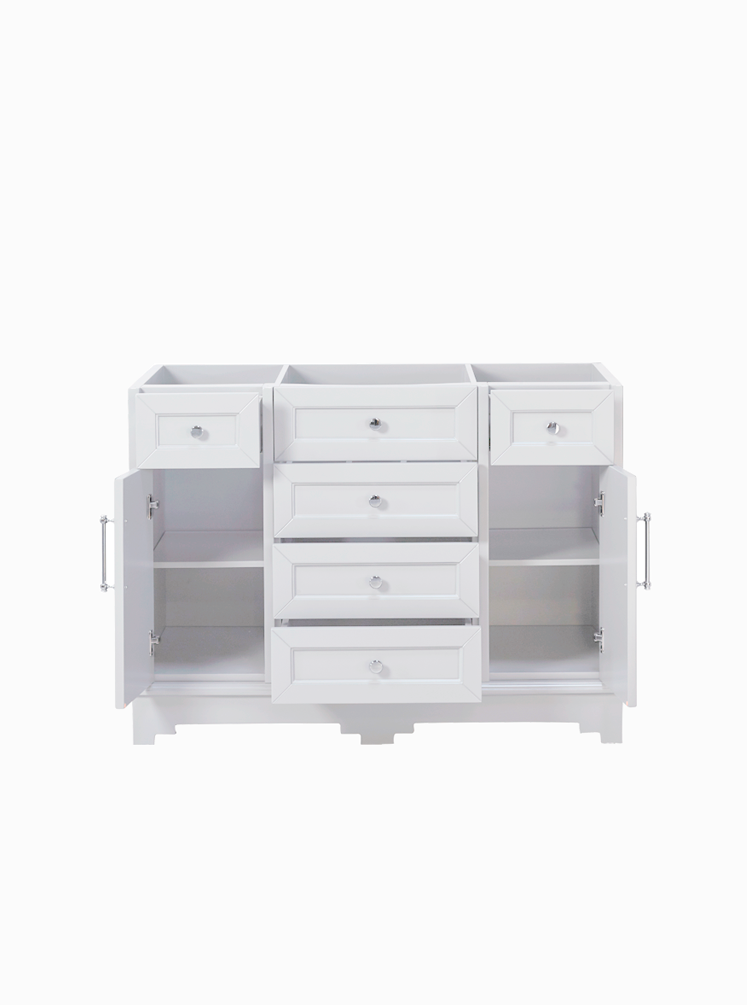 Chantel 1200 White Cabinet