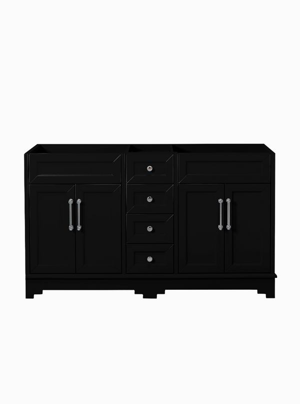 Chantel 1500 Double Black Cabinet