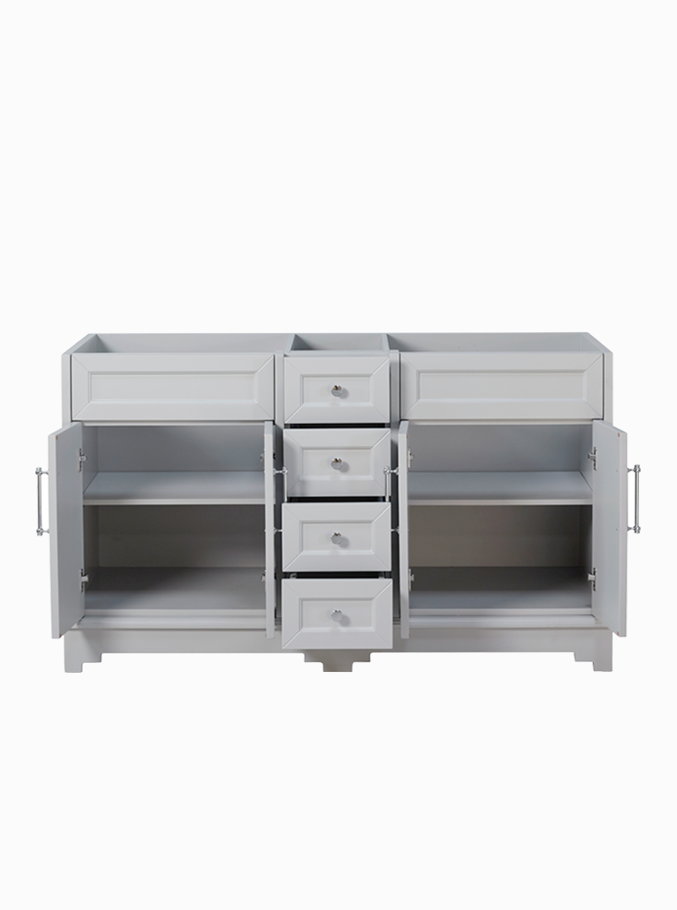 Chantel 1500 Double Hampton Grey Cabinet