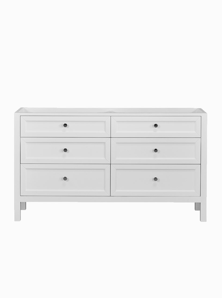 Hayley 1500 Double White Cabinet