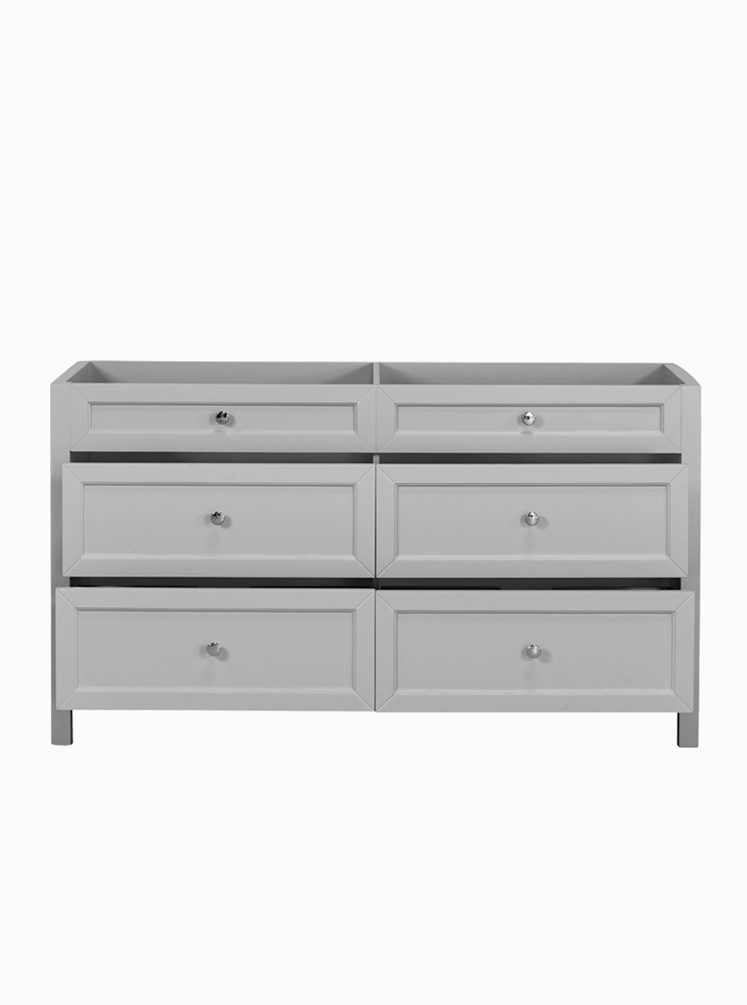 Hayley 1500 Double Hampton Grey Cabinet