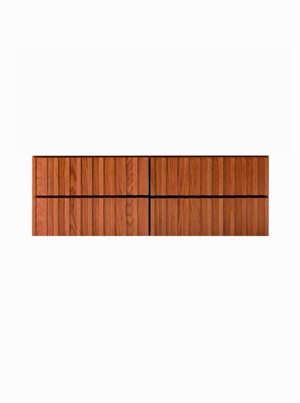 Mac 1200 Natural Wall Hung Cabinet