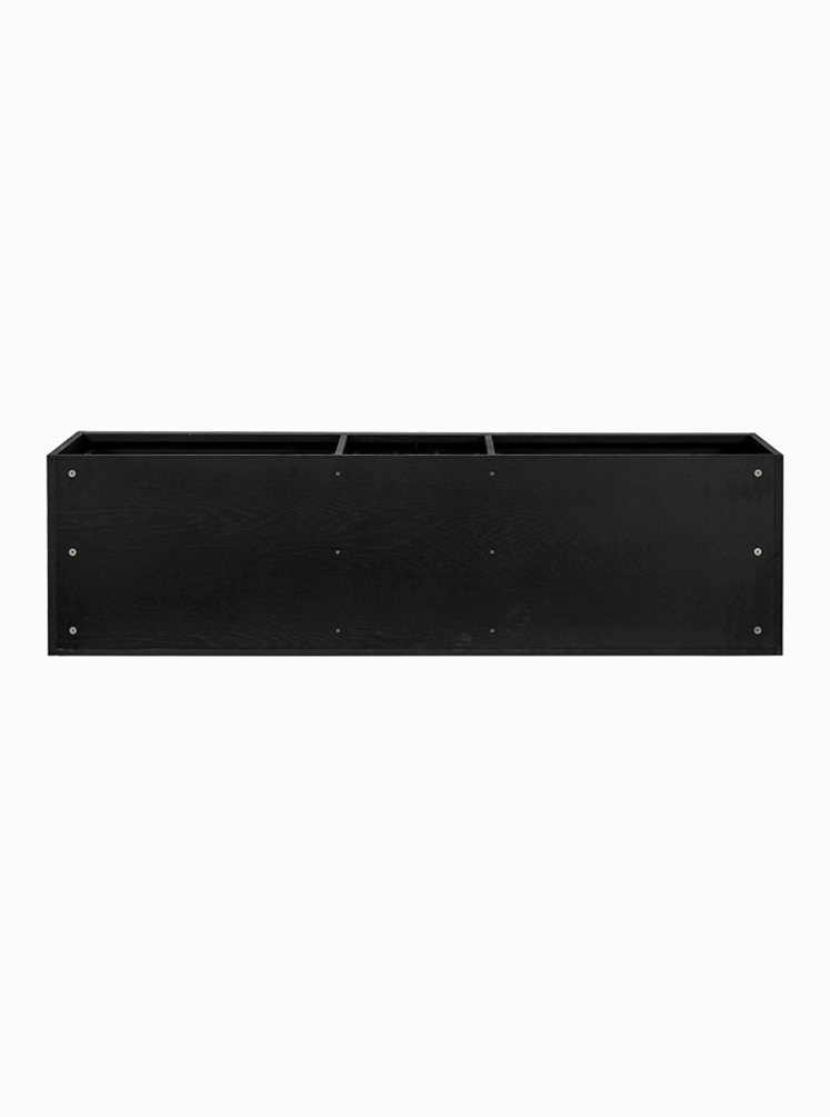 Mac 1500 Single Japan Black Wall Hung Cabinet