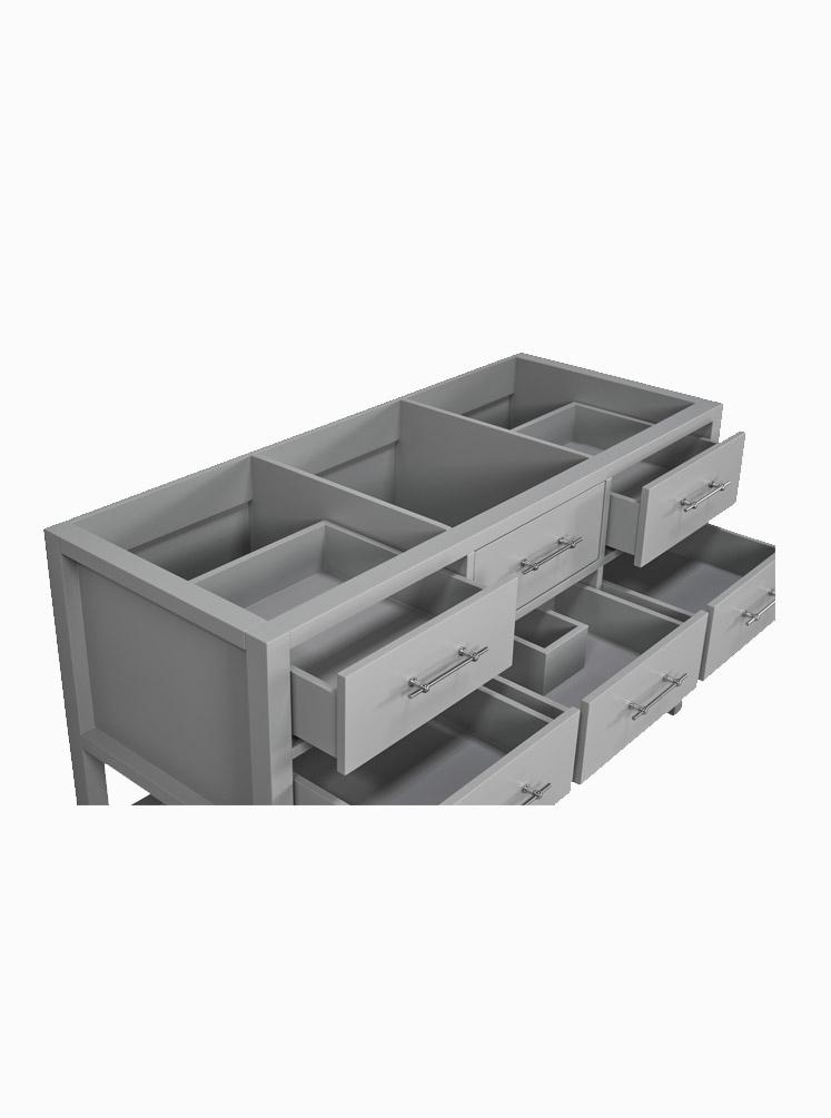 Montauk 1500 Single Hampton Grey Cabinet