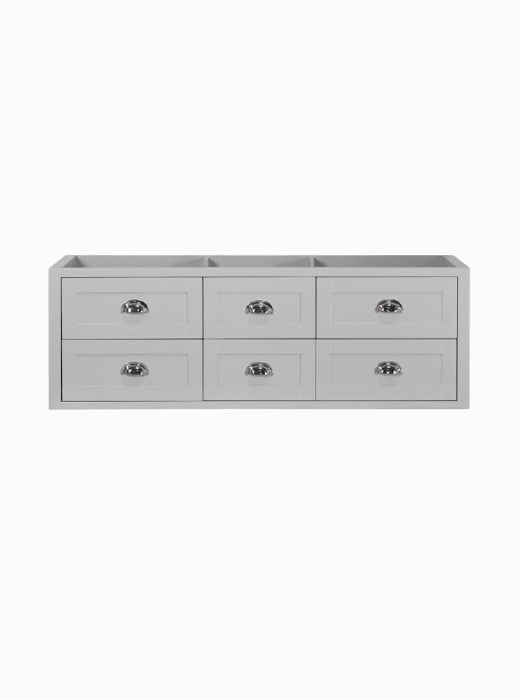 North Haven 1500 Double Hampton Grey Cabinet