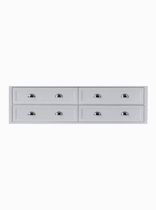 North Haven 1800 Double Hampton Grey Cabinet