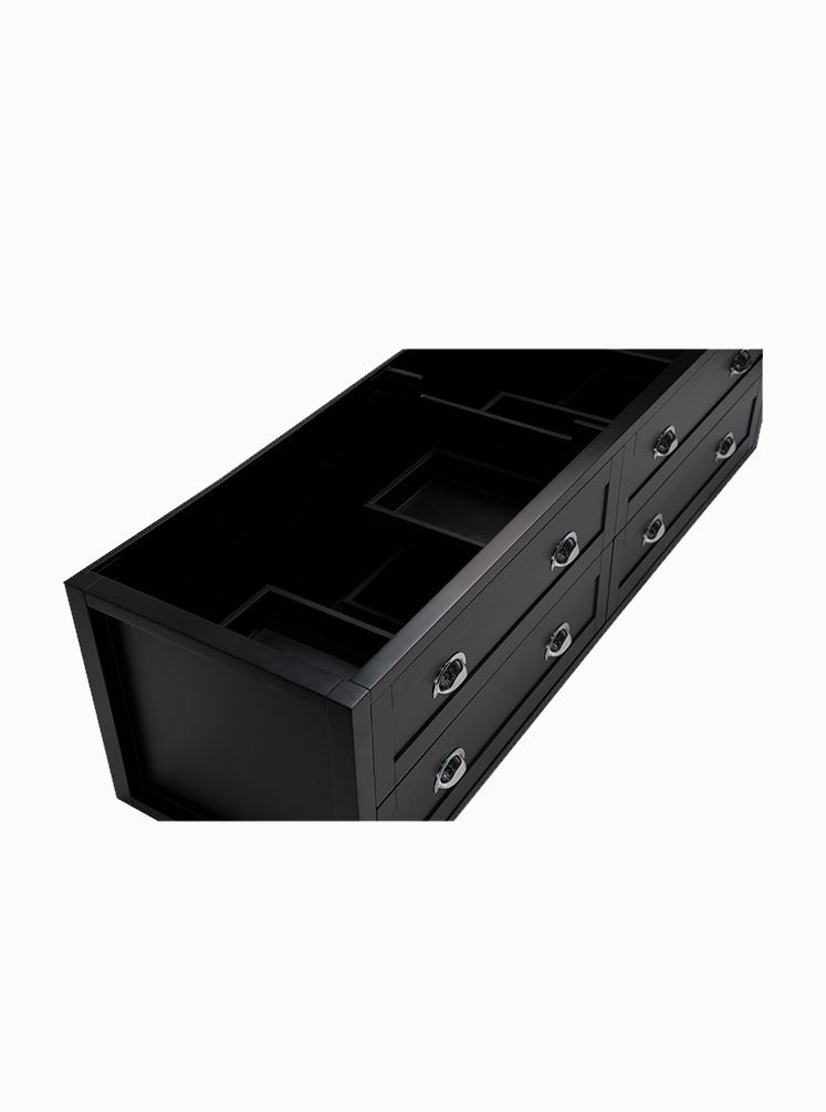 North Haven 1800 Double Black Cabinet