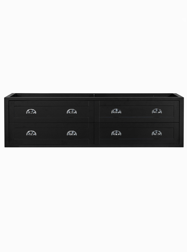 North Haven 1800 Double Black Cabinet