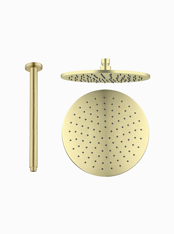 NOVA ROUND SHOWER ROOF ARM AND ROSE