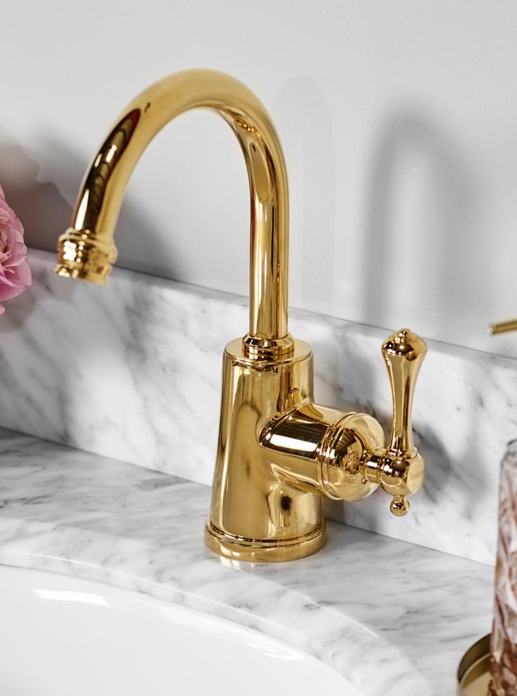 Georgian Basin Mixer Gold